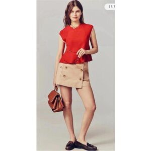 Maeve Red sleeveless muscle tank Top